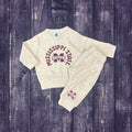 Infant 2 Piece Sweatshirt Pant Set Arch Mississippi State M-State