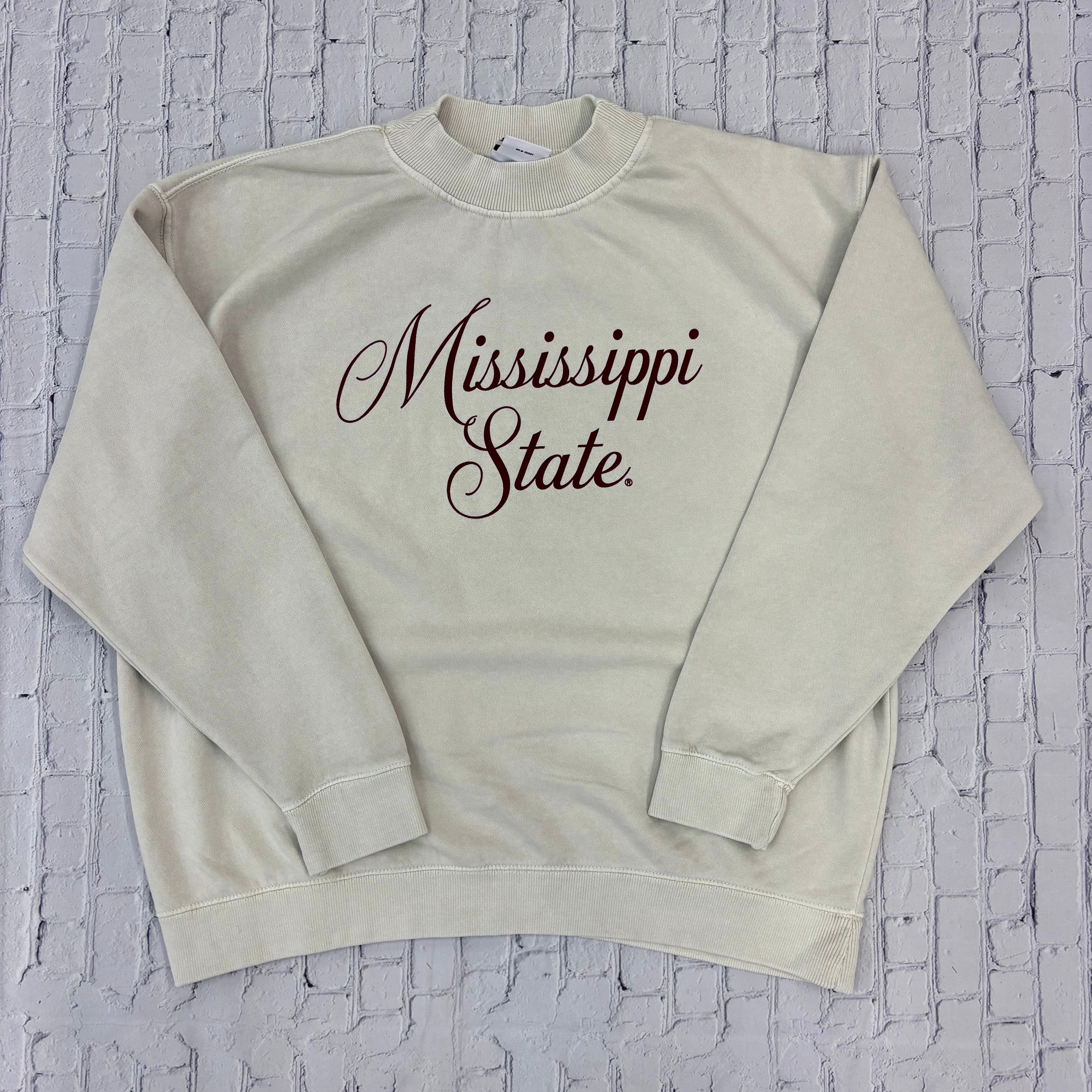 Sweatshirt Crew Mock Neck Nantucket M-State