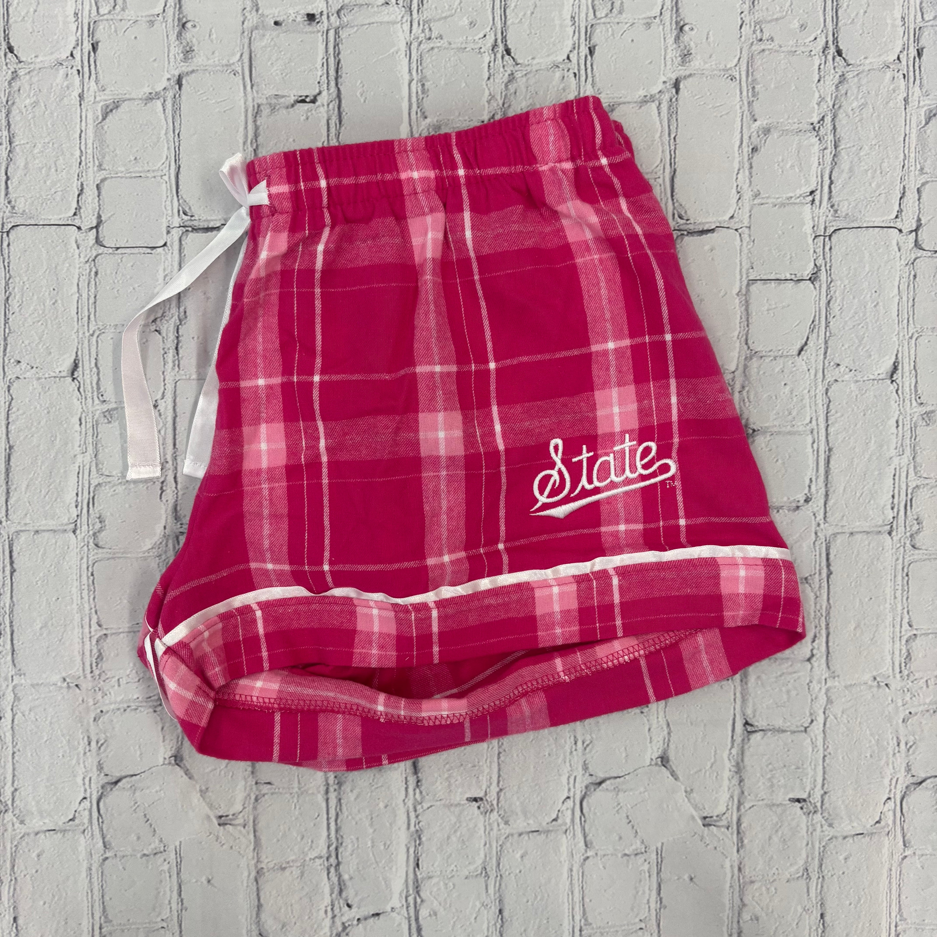 Boxercraft Shorts Flannel Plaid Script State