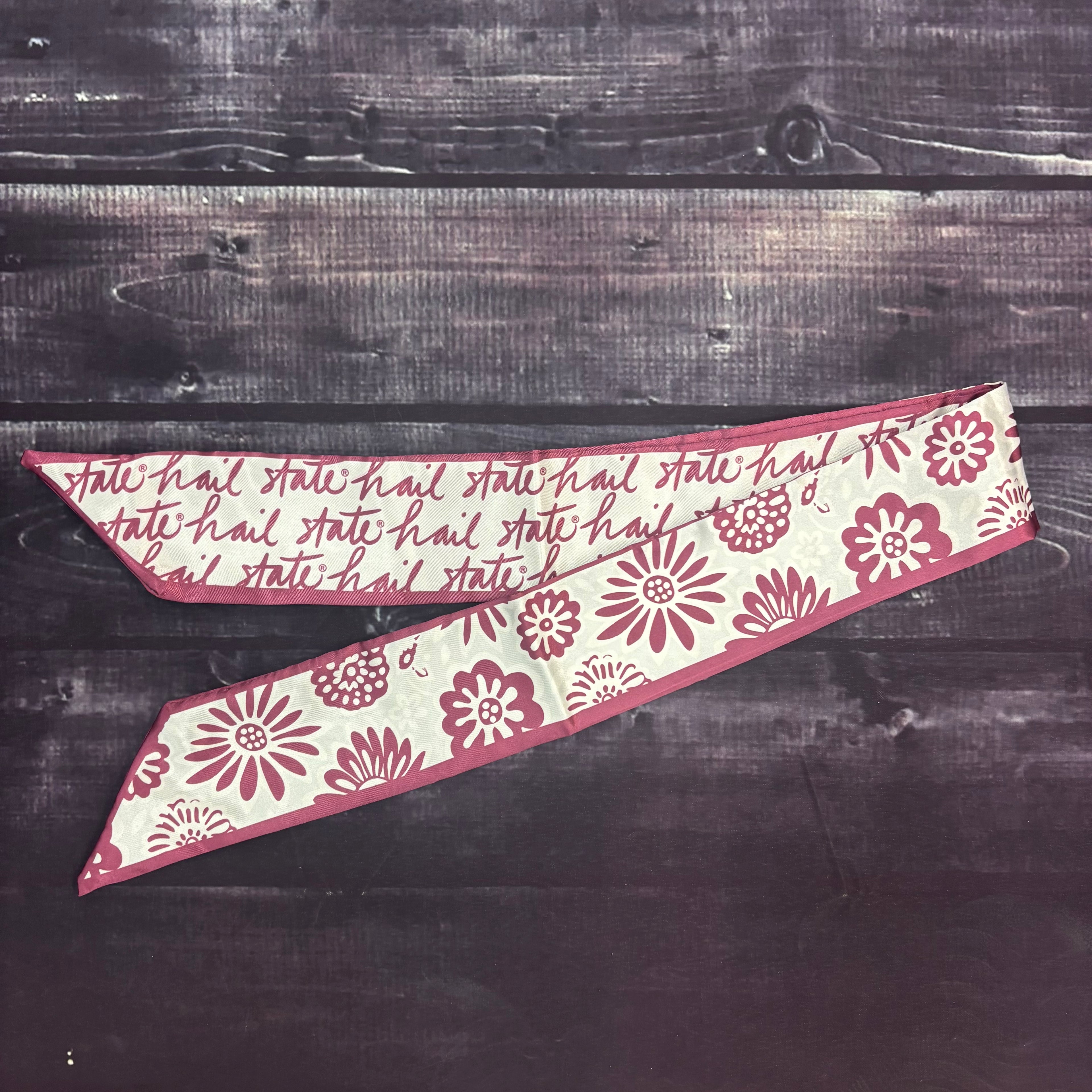 Desden Scarf Skinny Script Hail State