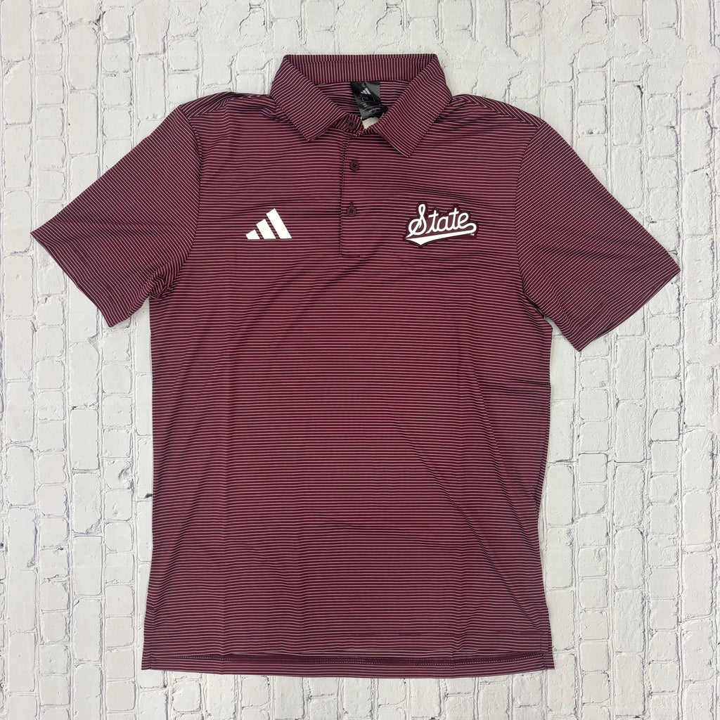 Adidas Polo Men's Multi Stripe Script State