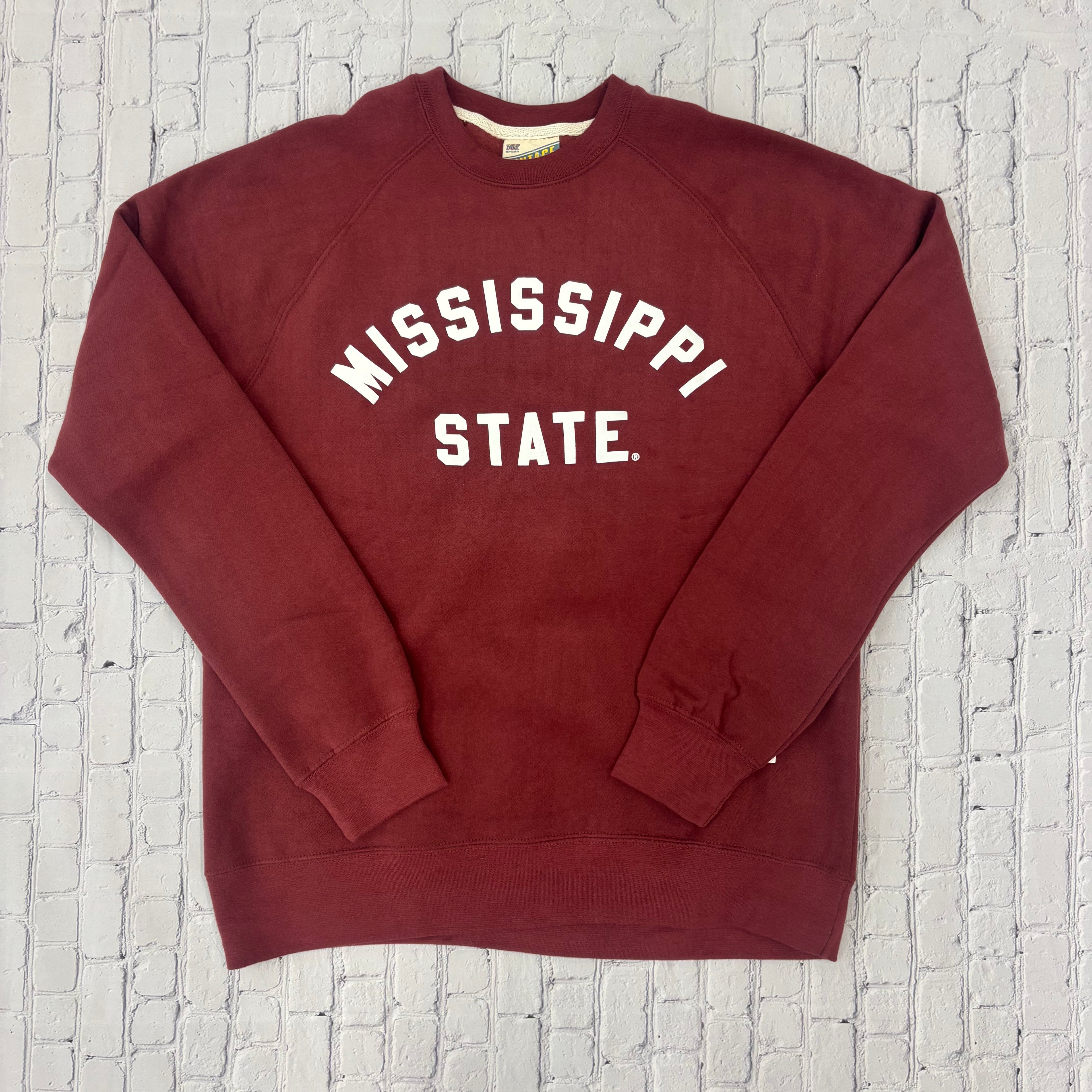 Sweatshirt Vintage Fleece Arched Mississippi State
