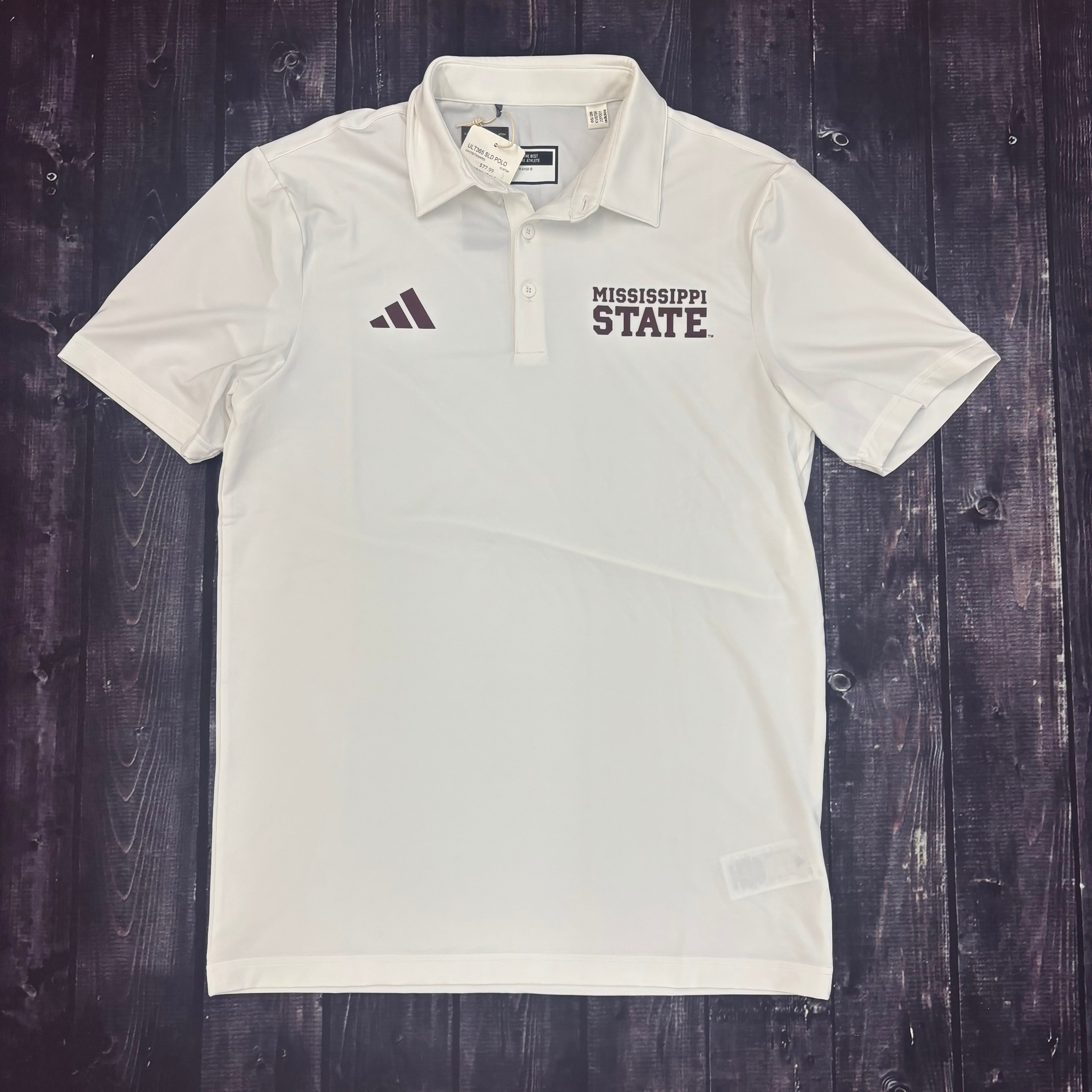 Adidas Polo Men's Stacked Wordmark ULT365 Solid