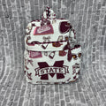 Backpack Quilted M-State Hail State Script State Other Logos