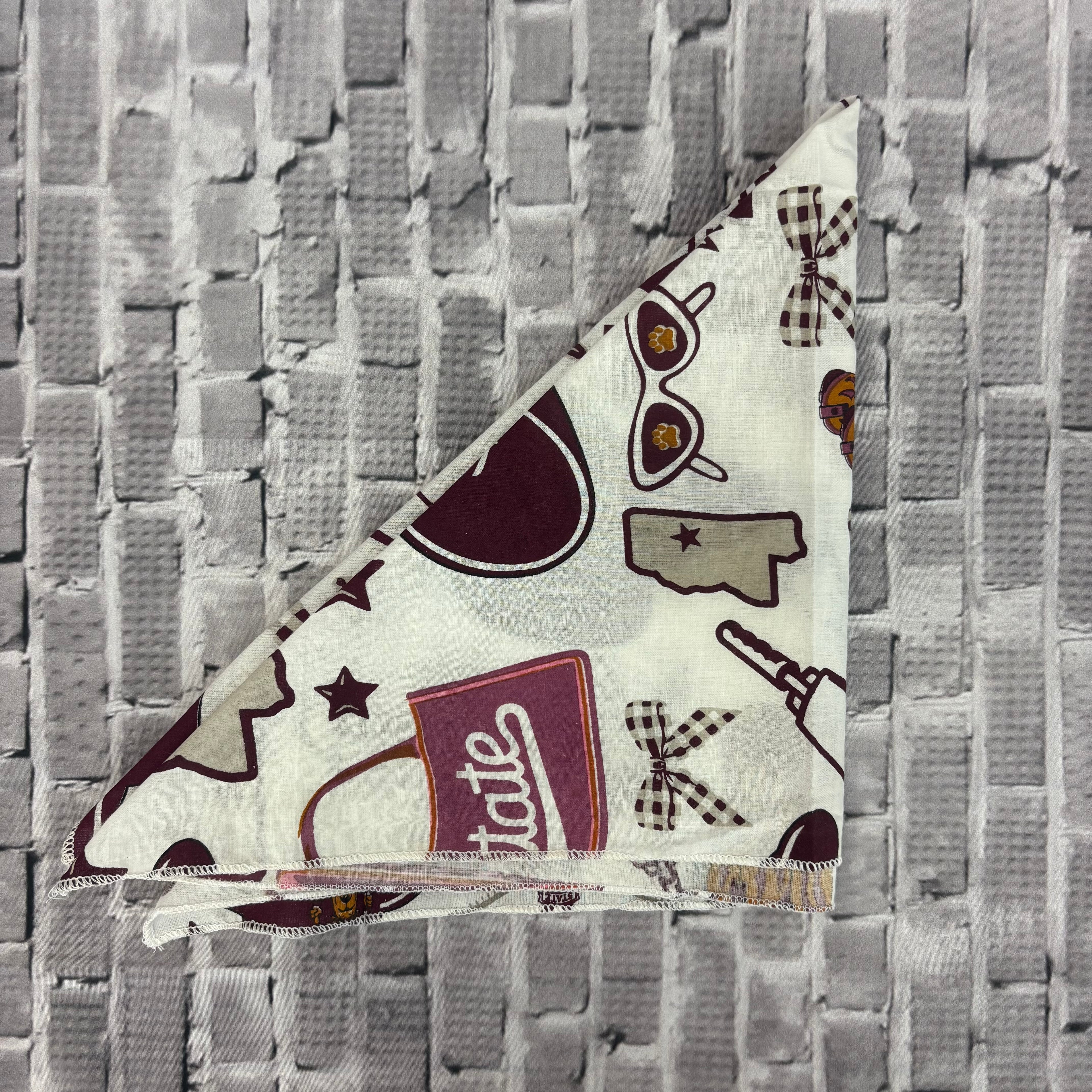 Bandana M-State Hail State Script State Other Logos