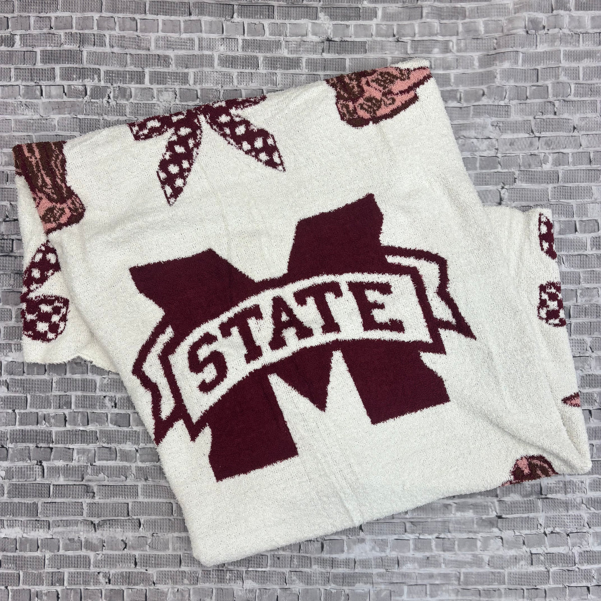 Blanket Luxury M-State Hail State Script State Other Logos