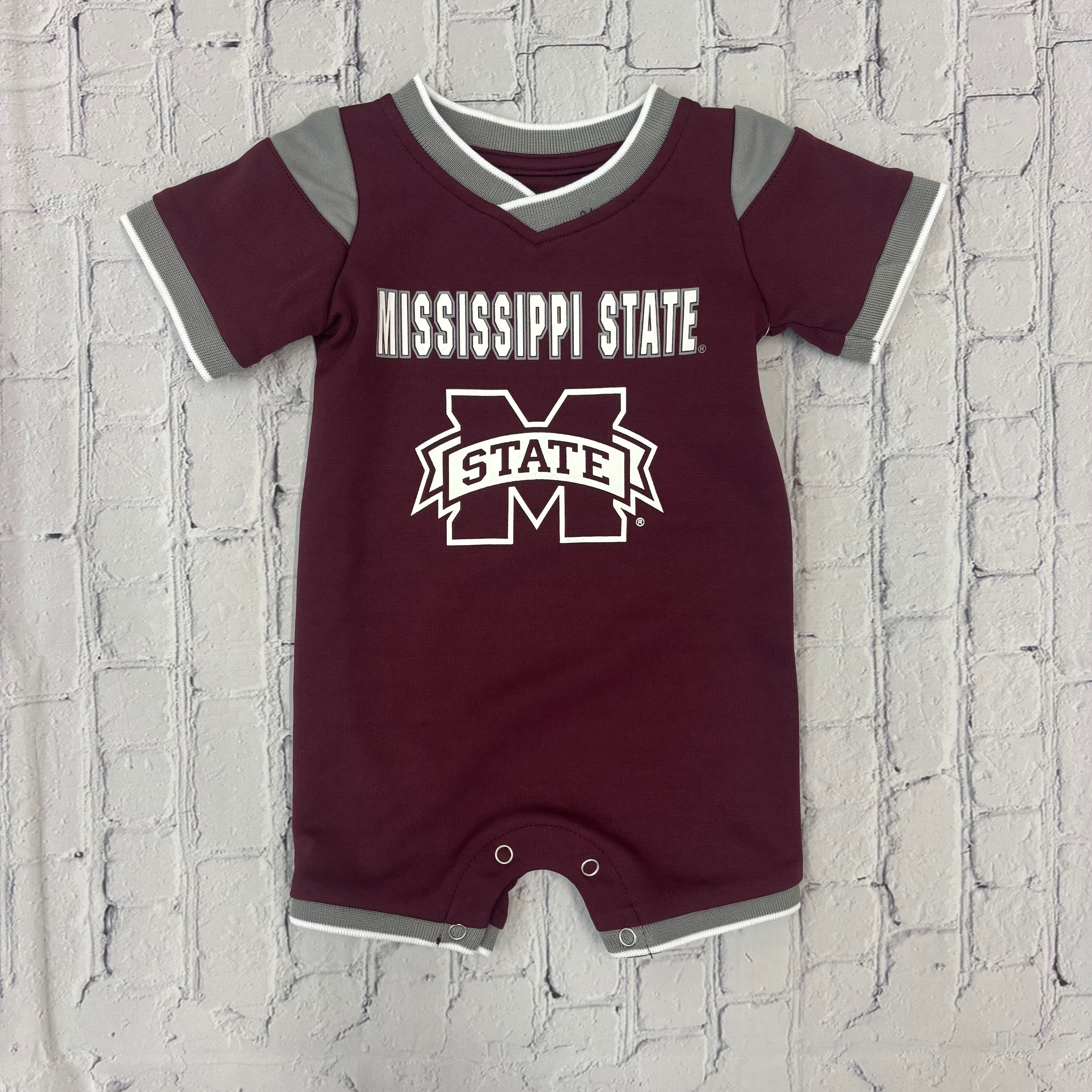 Infant Onesie Romper Mississippi State M-State All Day Football