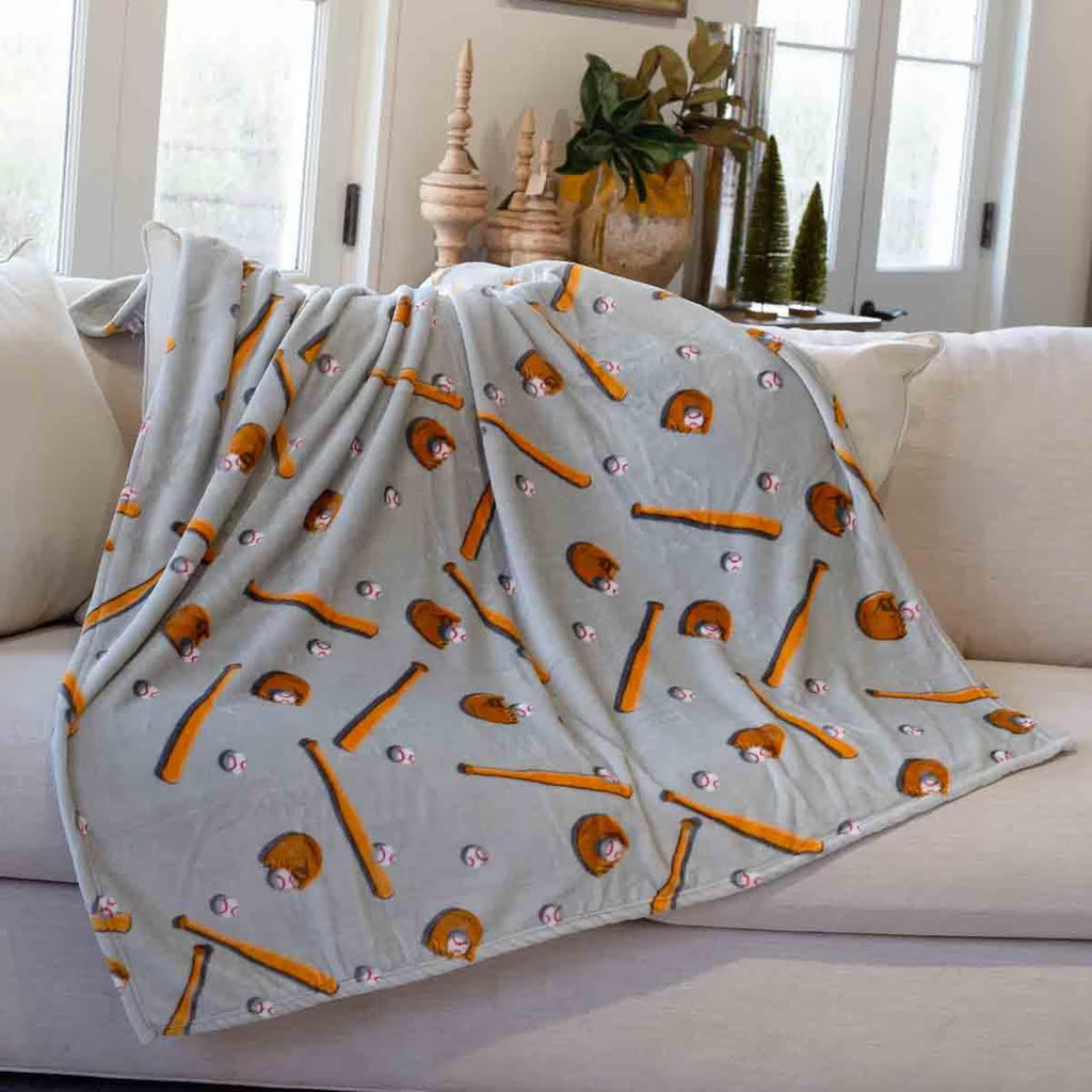 Royal Standard Blanket Baseball Throw Balls And Bats
