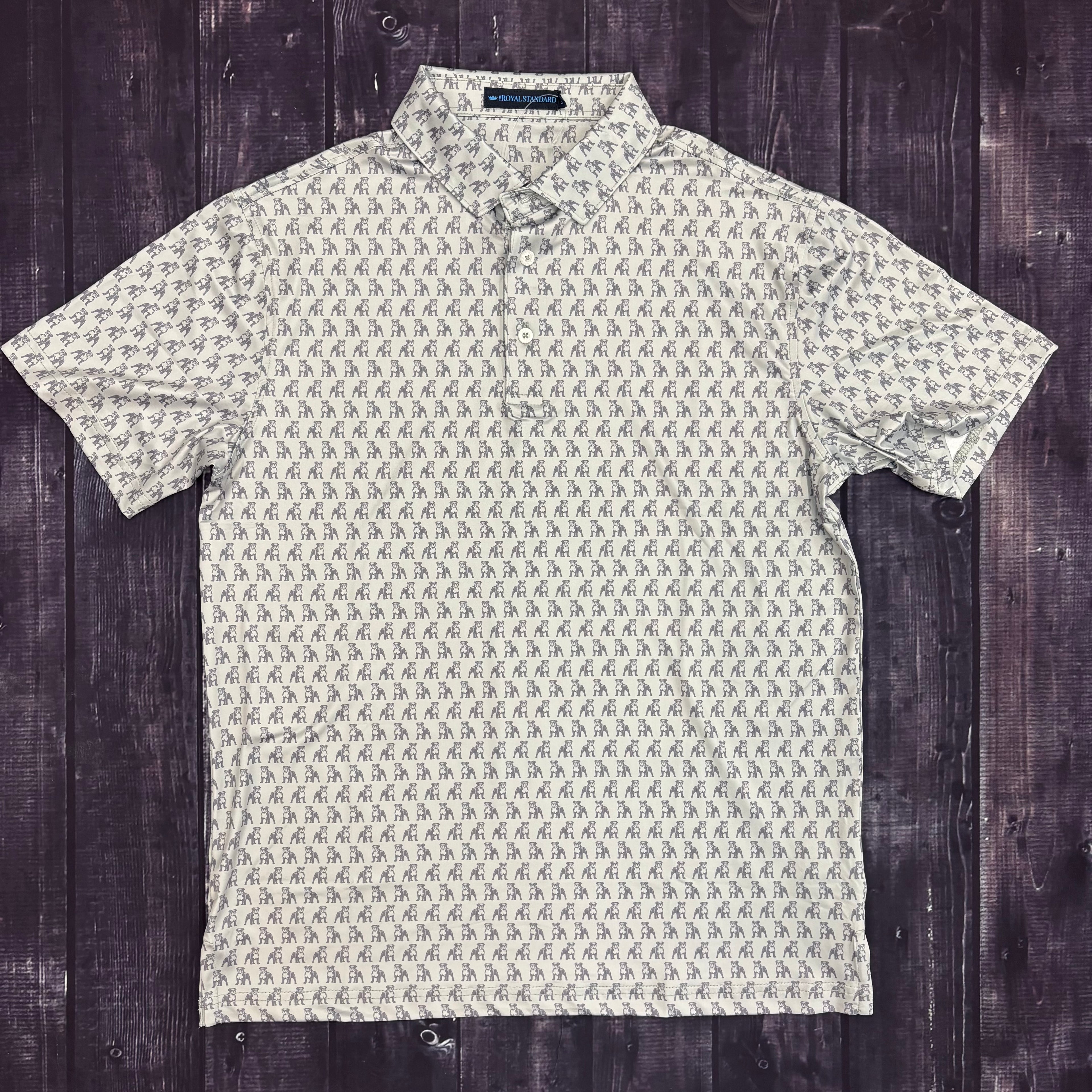 Royal Standard Polo Men's Performance Bulldogs All Over