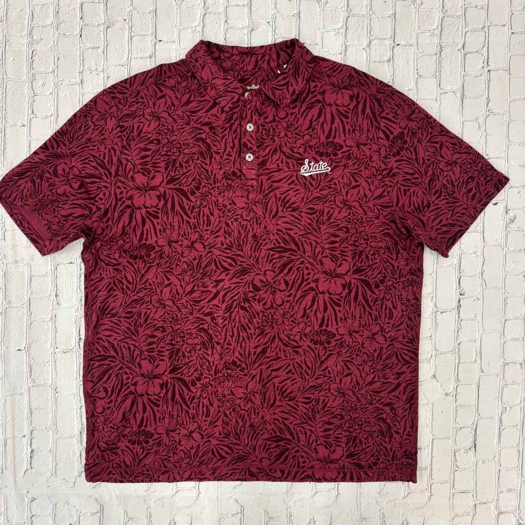 Tommy Bahama Polo Wild Hibicus Script State
