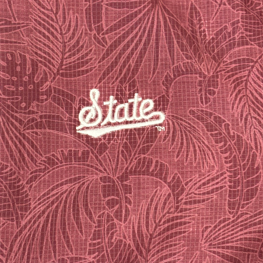 Tommy Bahama Shirt Short Sleeve Bahama Coast Saltwater Fronds Script State
