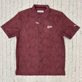 Tommy Bahama Shirt Short Sleeve Bahama Coast Saltwater Fronds Script State