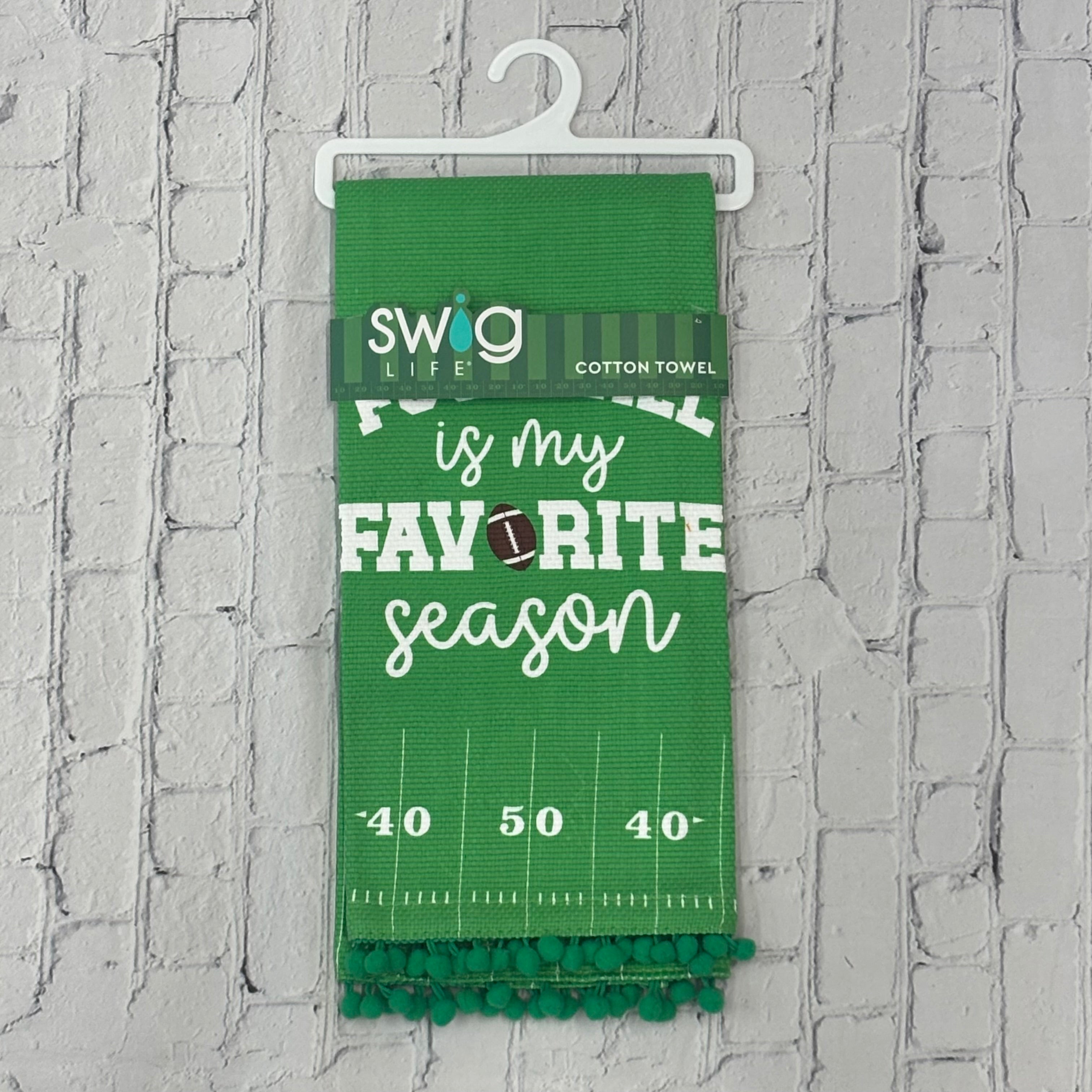 Swig Tea Towel Football Is My Favorite Season Football Field