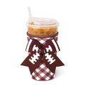 Swig Tailgate Coolie Gingham With Bow Medium 22-28 Oz Cup