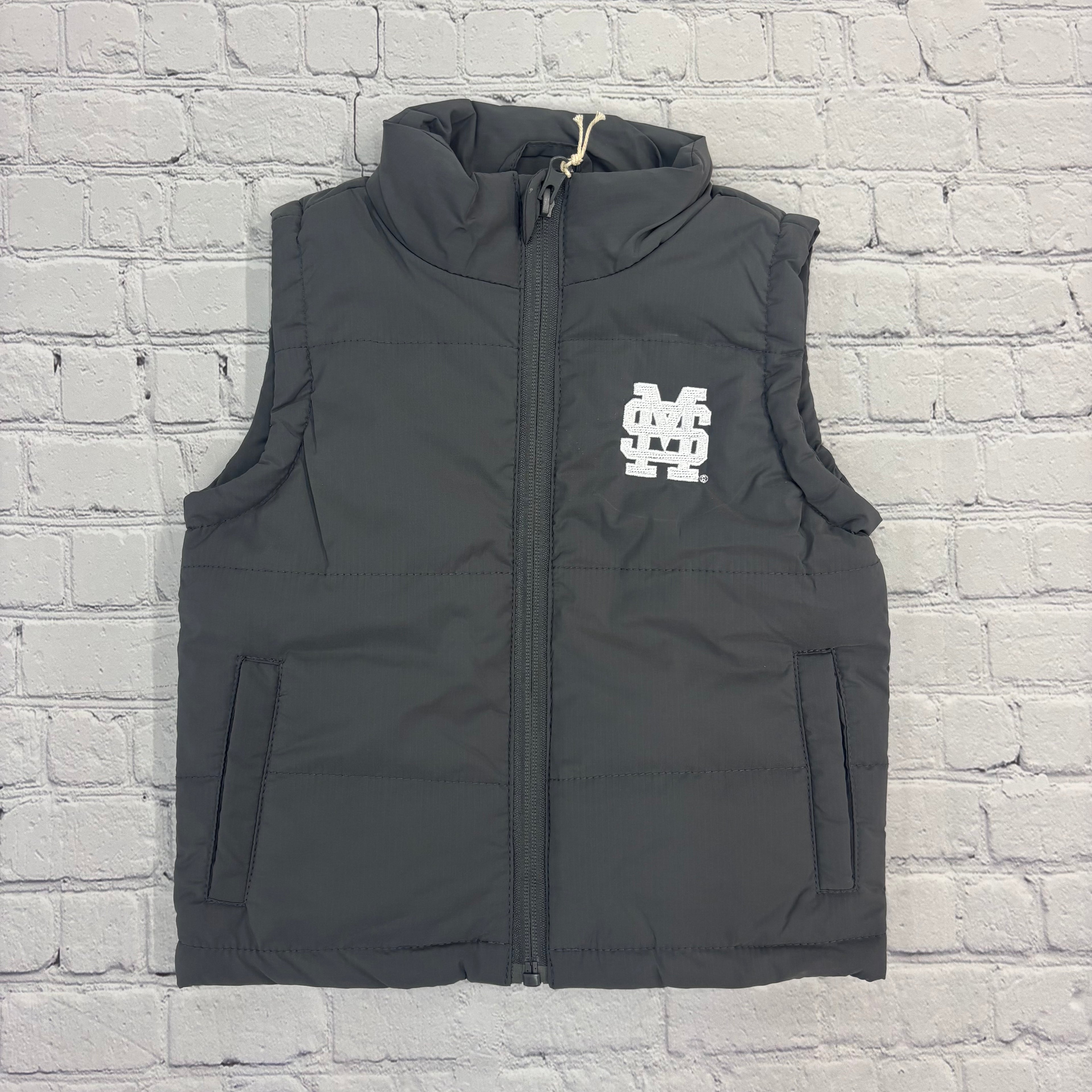 Youth Quilted Vest Sky M-Over-S
