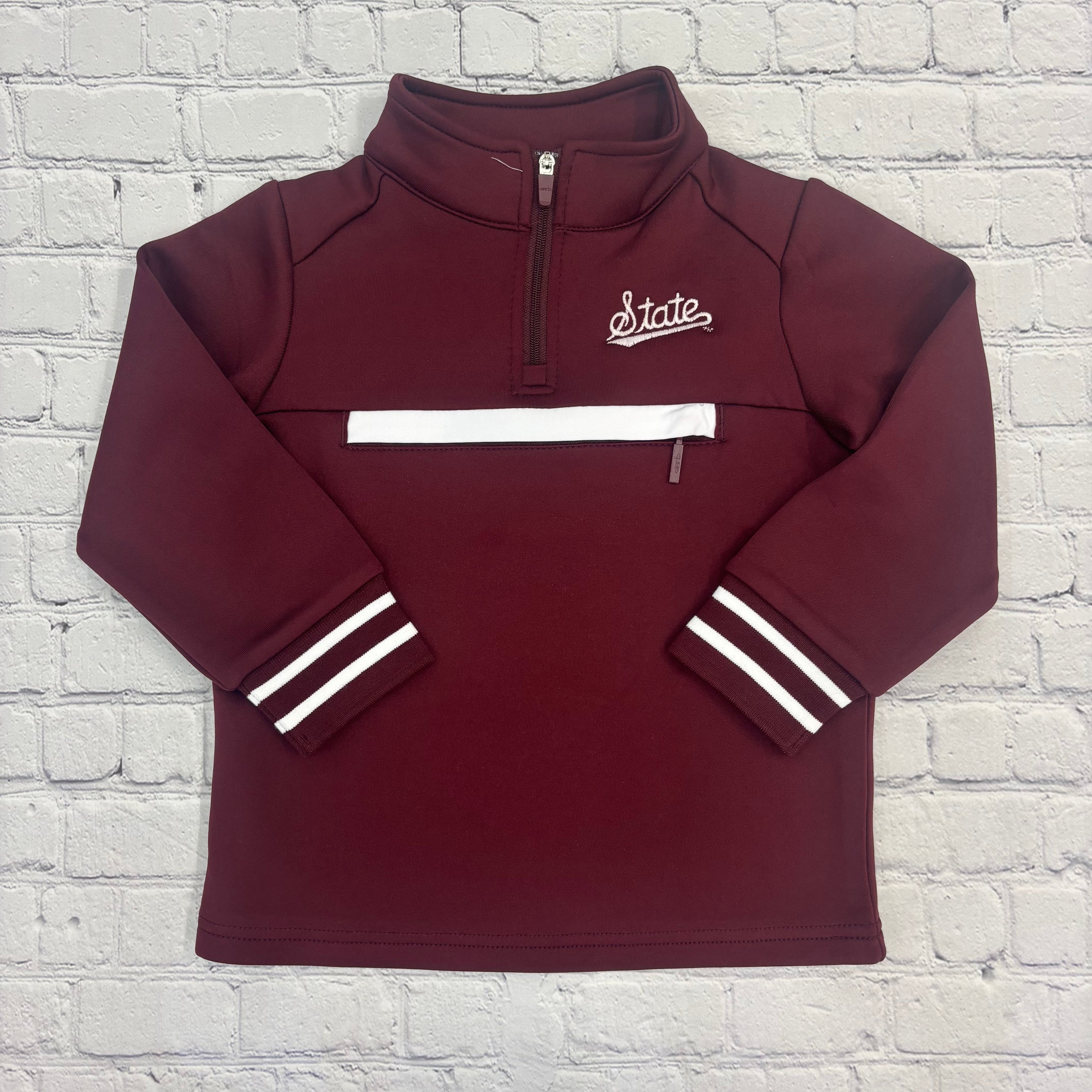 Garb, Inc Toddler Jacket Pullover Atlas Quarter Zip Long Sleeve Script State