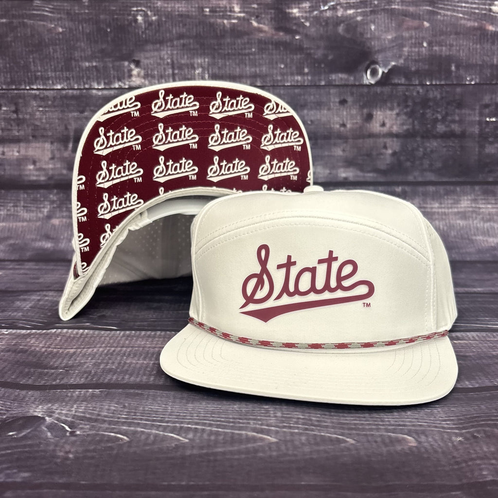 Ahead Usa Cap Line Up Rope Bill Script State
