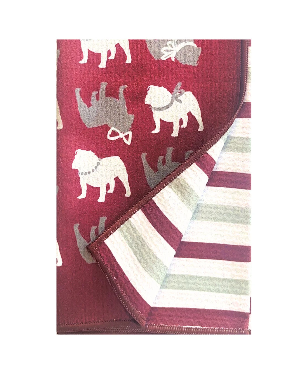Tea Towel Game Day Bulldog In Starkville Double Sided