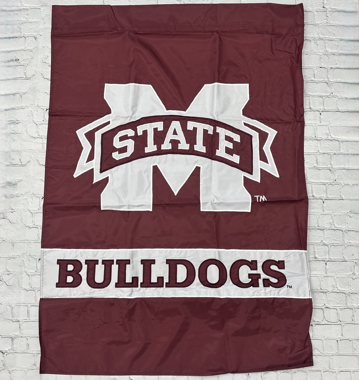 University Blanket & Flag Corp. NyloMax Flag Banner M-State Bulldogs