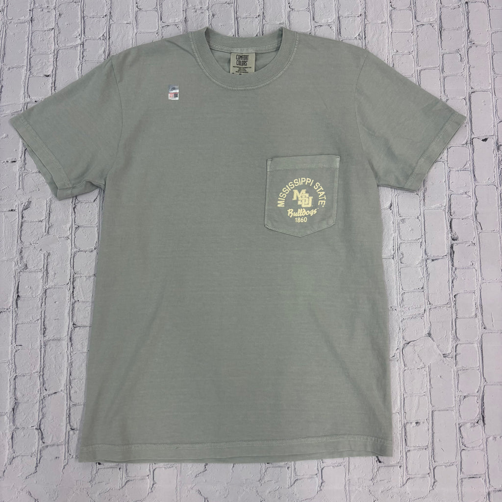 T-Shirt Football Inn Arch Mississippi State MSU Interlock Bulldogs 1860