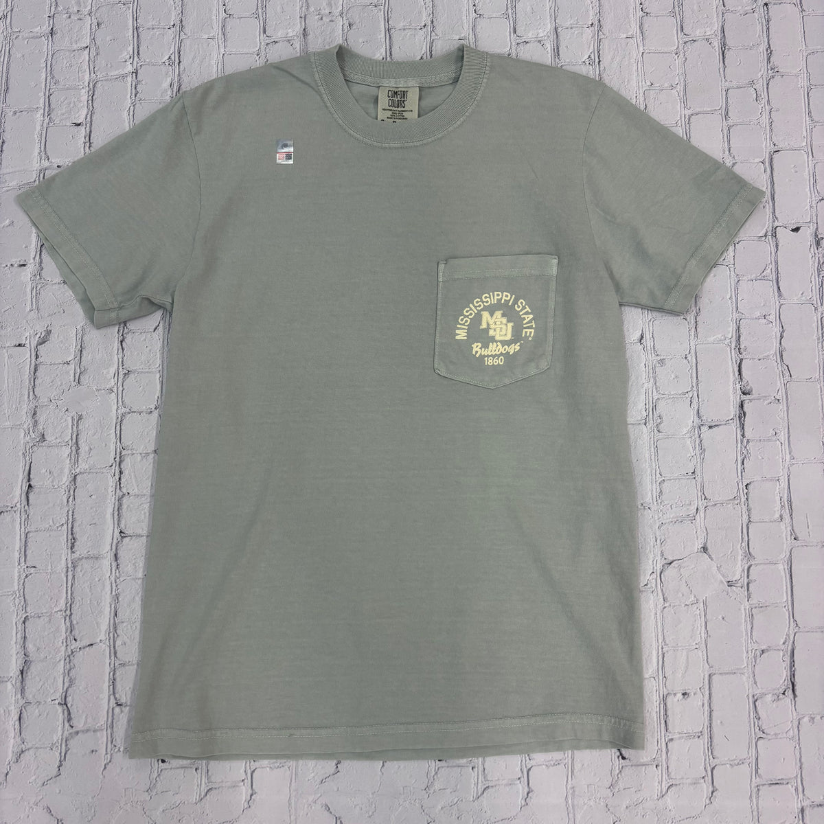 T-Shirt Football Inn Arch Mississippi State MSU Interlock Bulldogs 1860