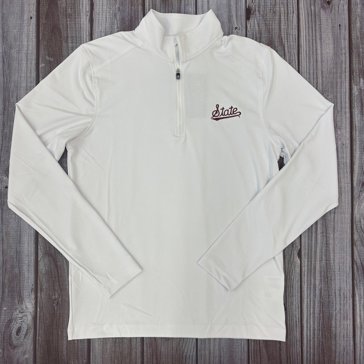 Cutter & Buck Pullover Men's Quarter Zip Virtue Eco Pique Recycled Script State