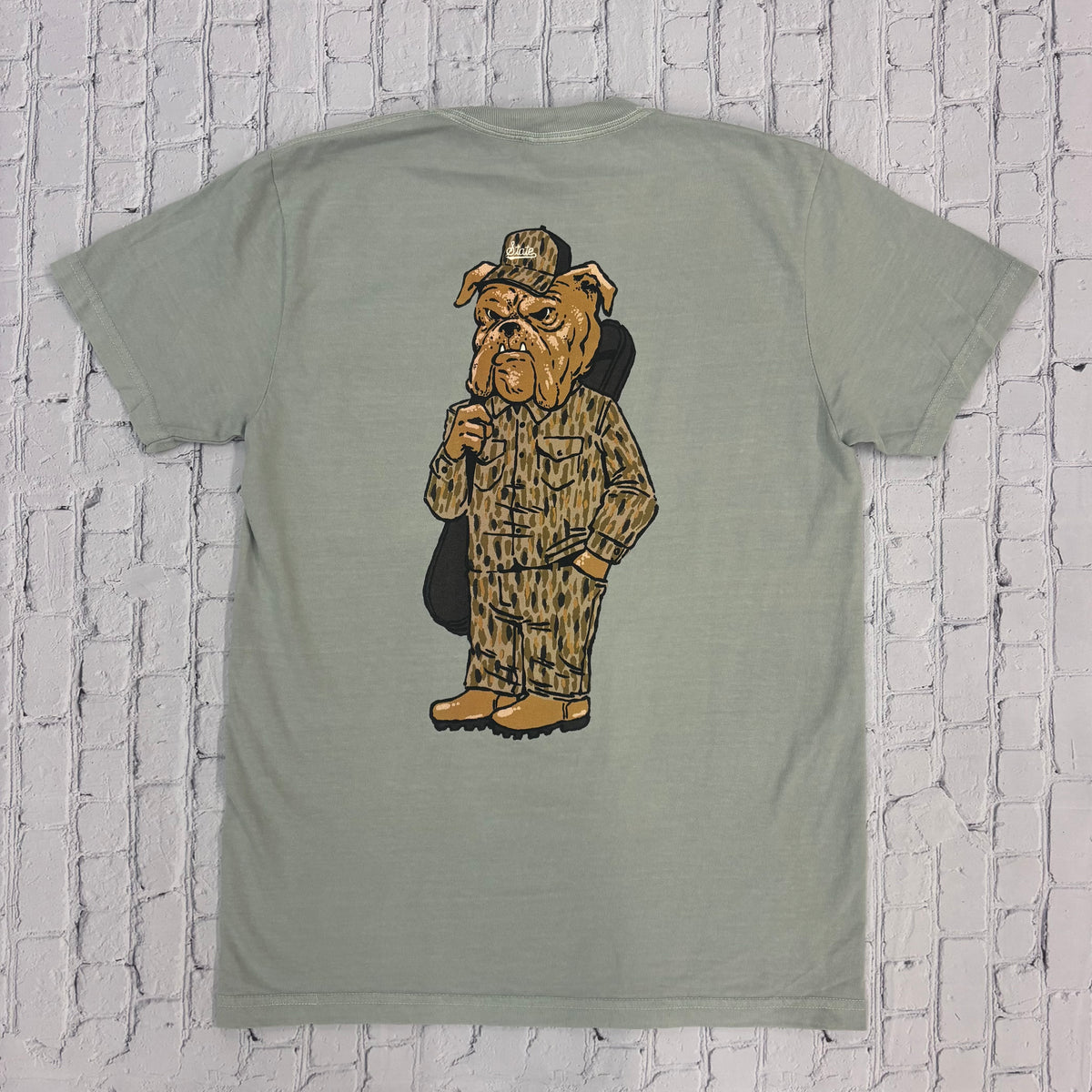 T-Shirt Short Sleeve Pocket Script State Hunting Bully