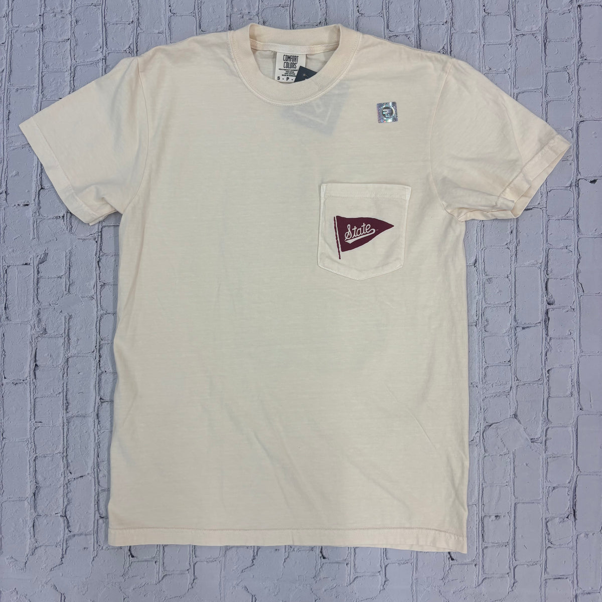 T-Shirt Short Sleeve Pocket Penant Script State Golfing Bully
