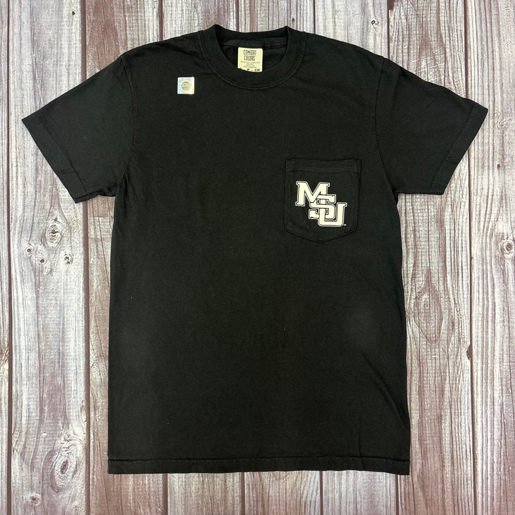 T-Shirt Short Sleeve Pocket MSU Interlock Walking Bully