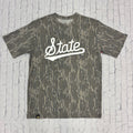 Mossy Oak T-Shirt Short Sleeve Bottomland Script State