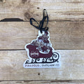 Magnolia Lane Christmas Ornament Flat Sleigh M-State Bulldogs...Sleighin' It!