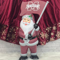 Santa's Workshop, Inc.  Missisisppi State Santa With Flag M-State