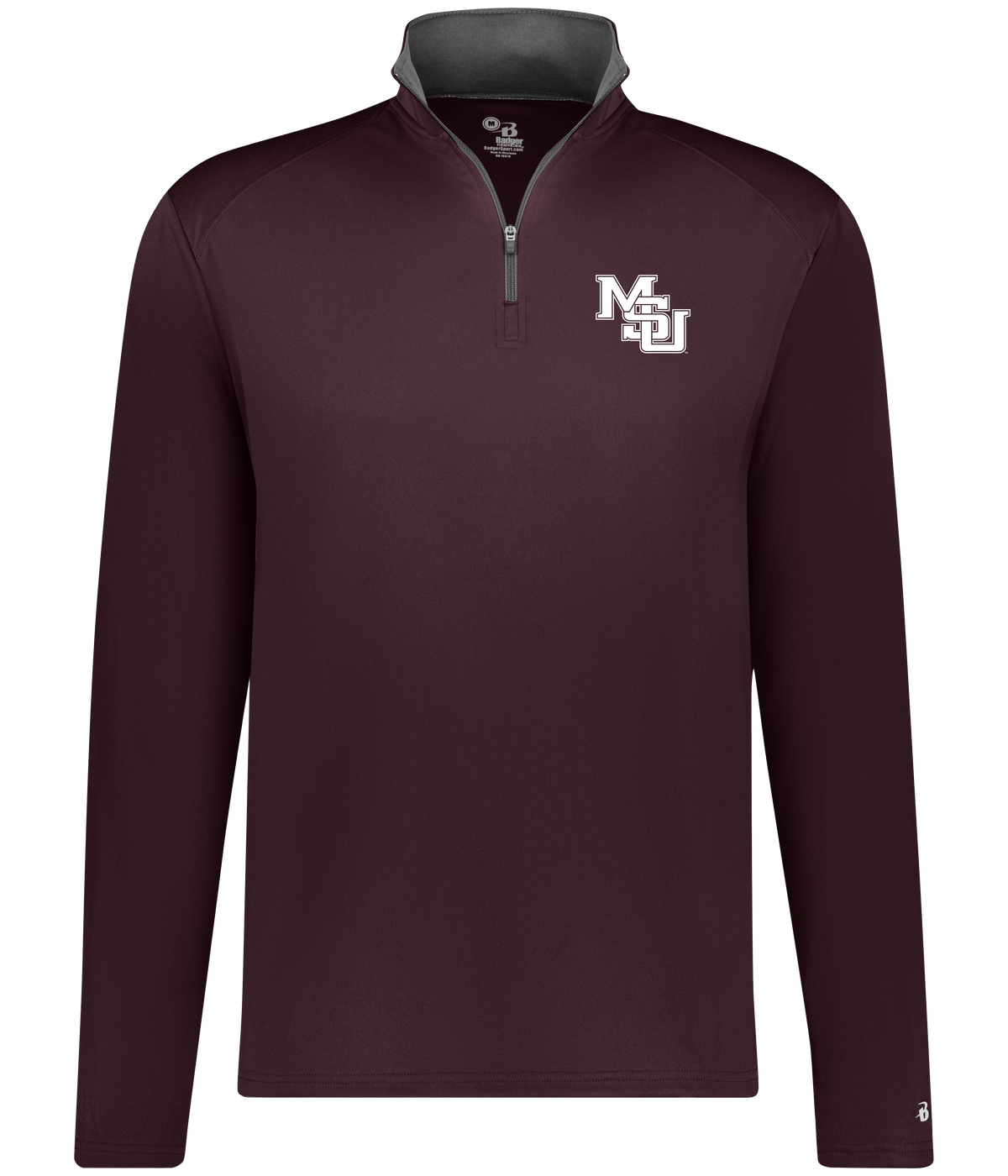 Badger Pullover Men's Quarter Zip MSU Interlock