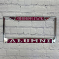 Auto License Plate Frame Mississippi State Over Large Alumni