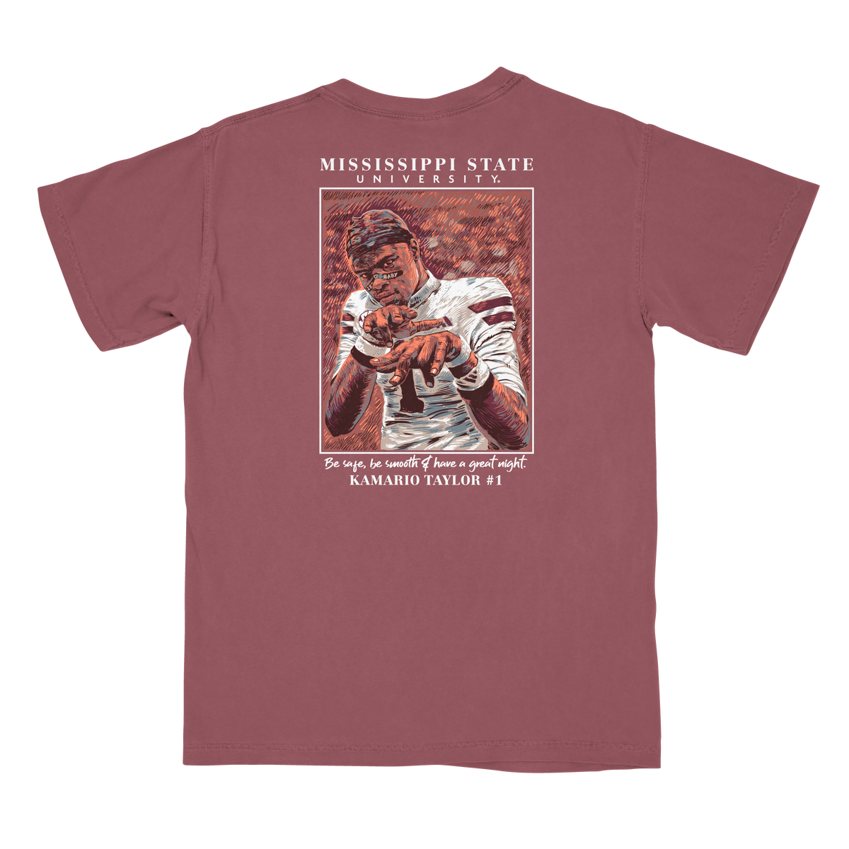 *PRE-ORDER* Kamario Taylor Be Safe, Be Smooth, & Have a Great Night Short Sleeve T-shirt