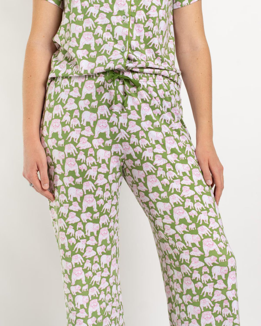 Royal Standard Pajama Pants Chelsea Pink Bulldogs