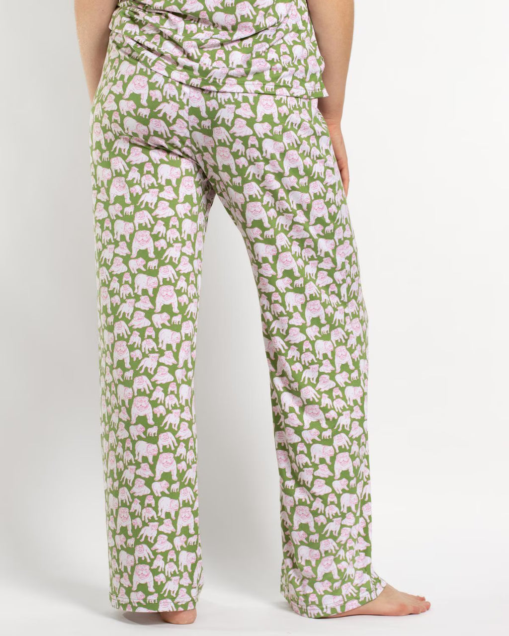 Royal Standard Pajama Pants Chelsea Pink Bulldogs