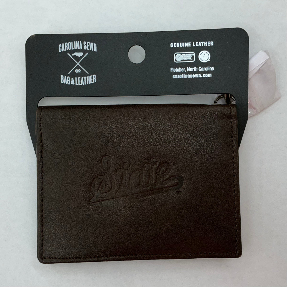 Id Holder Leatherr Script State