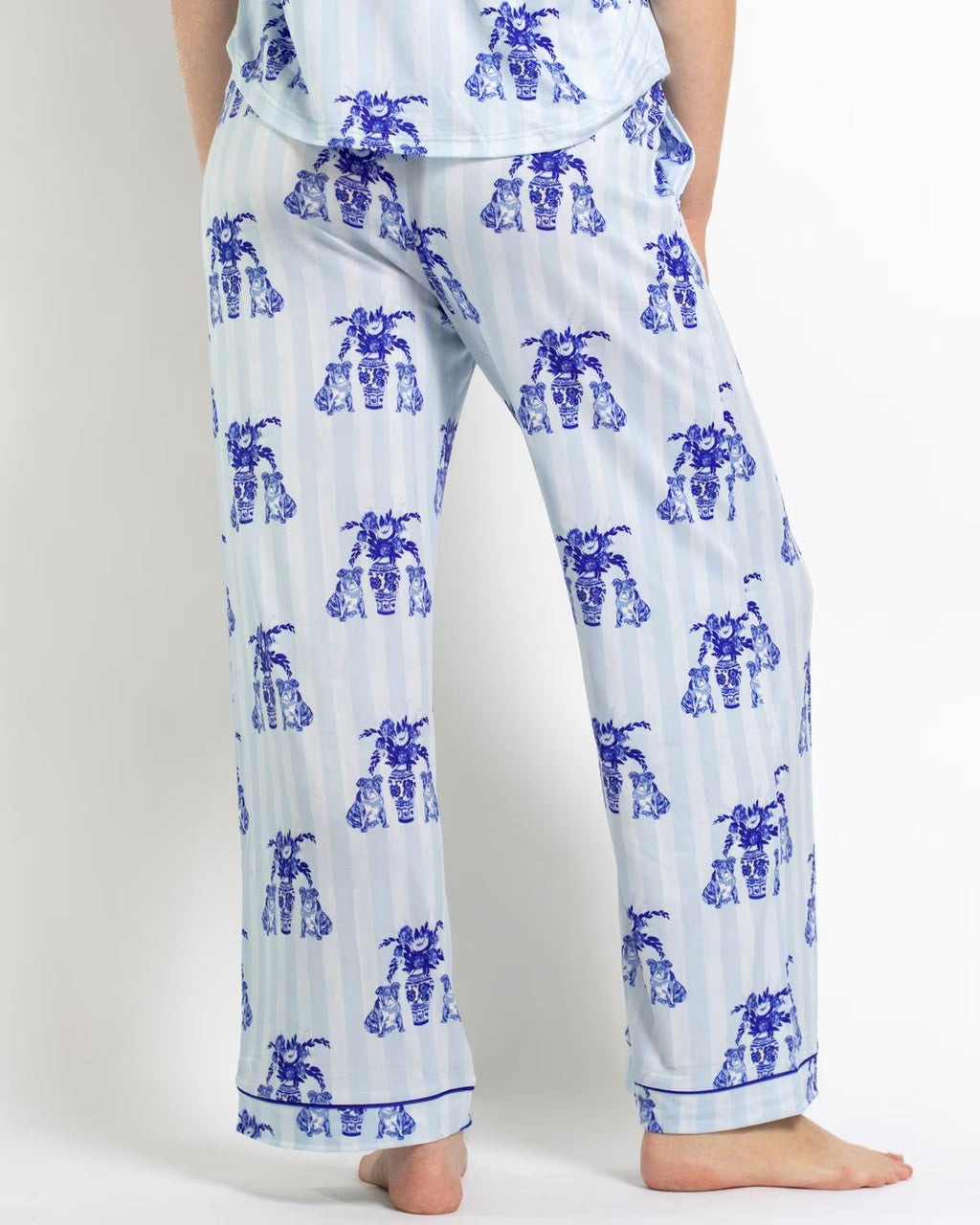 Royal Standard Pajama Pants With Pocket Callie Bulldog