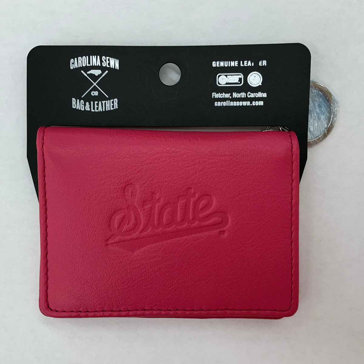 Id Holder Leatherr Script State