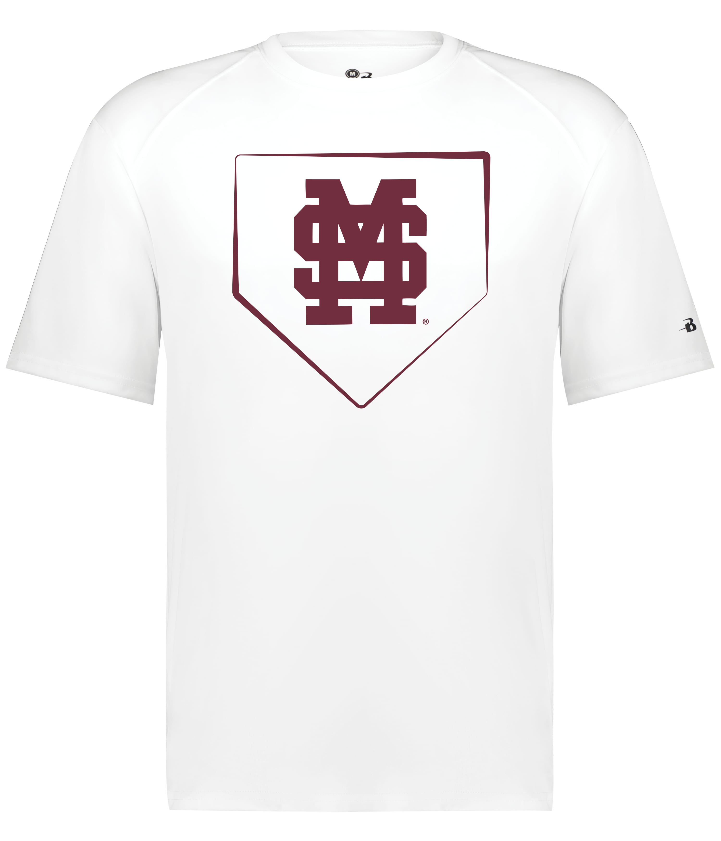 T-Shirt Short Sleeve B-Core Home Plate M-over-S