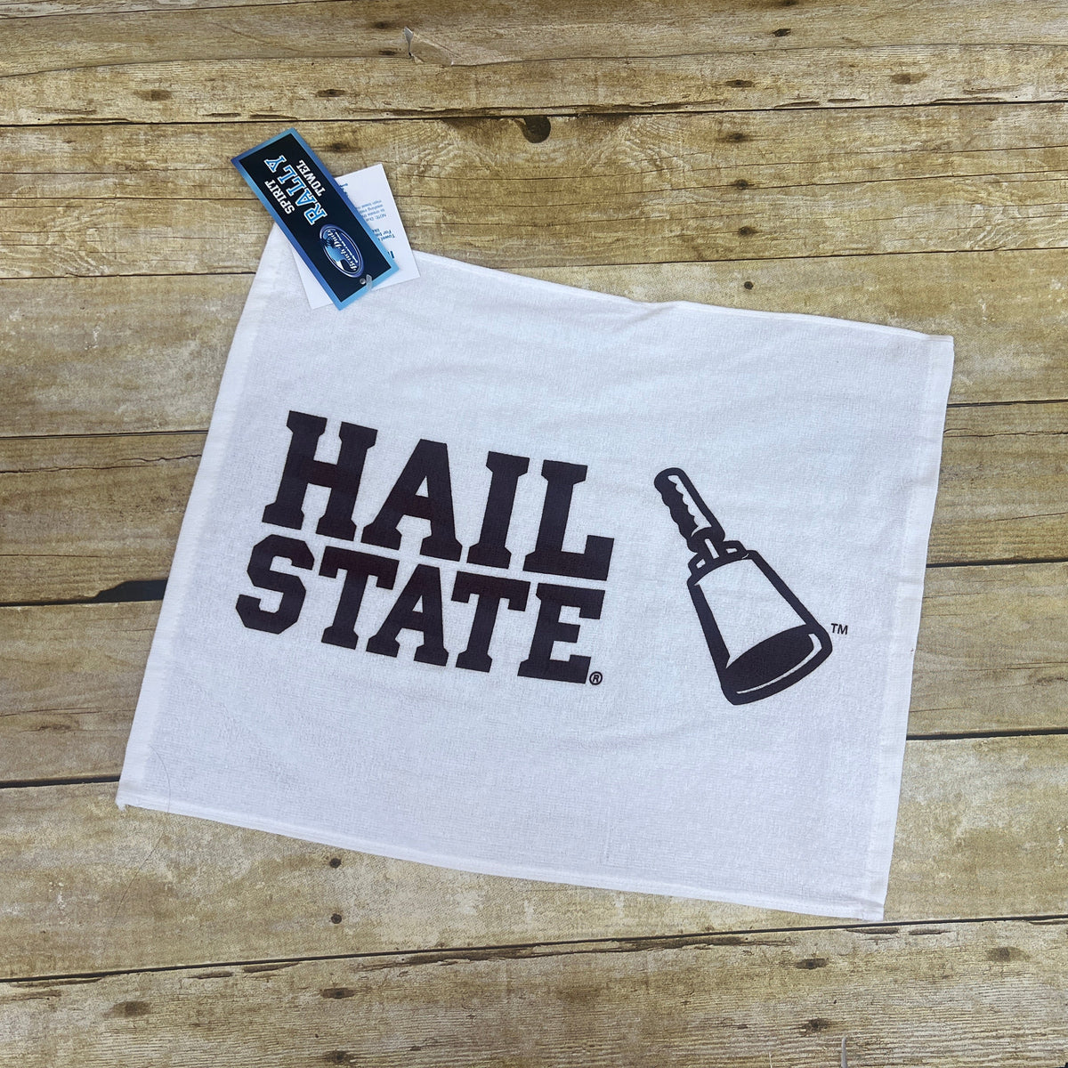 Storm Duds Rally Towel Hail State Cowbell