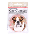 E&S Imports Inc./Petasaurus Auto Coaster Real Bulldog Hooded Floral