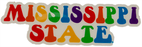 Sds Design Associates Auto Decal 3.5" Mississippi State Stkd Vinylon