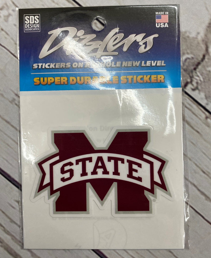 Sds Design Associates Auto Decal 3" M-State Durable Dizzler