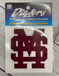 Auto Decal 3" M-over-S Durable Dizzler
