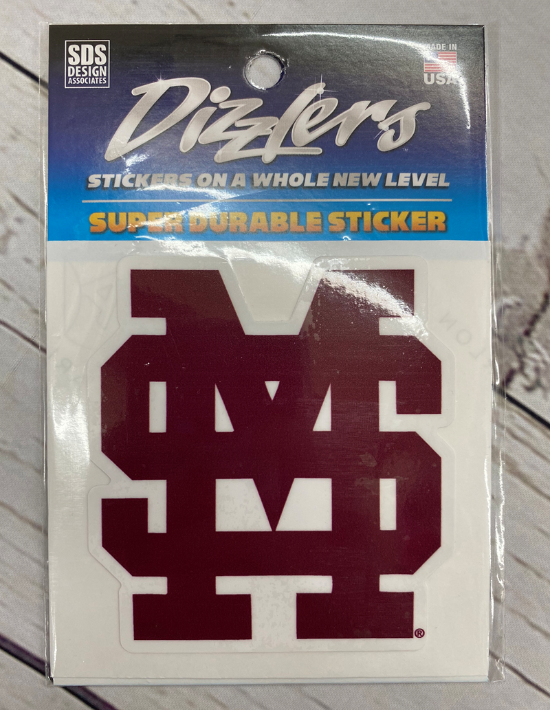 Auto Decal 3" M-over-S Durable Dizzler