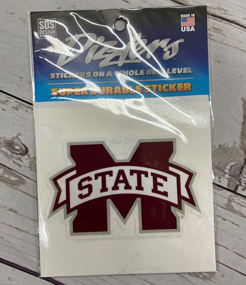 Sds Design Associates Auto Decal 5" M-State Durable Dizzler
