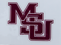 Auto Decal 6" MSU Interlock VINylon