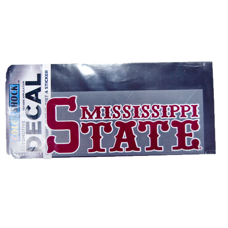 Cdi Corporation Auto Decal Mississippi State Baseball Ltrng 85 Logo